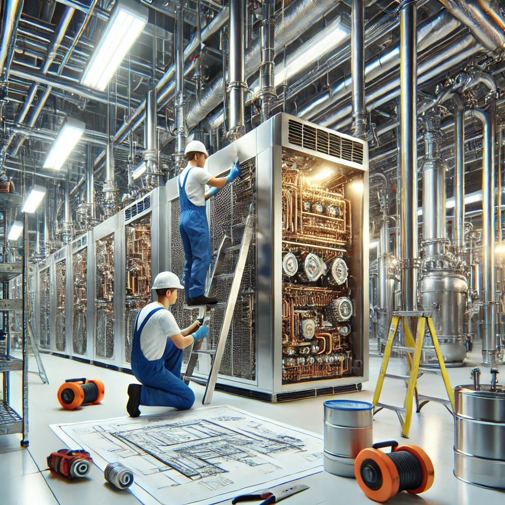 assistenza ai frigoriferi industriali disponibile H24, 7 giorni su 7,